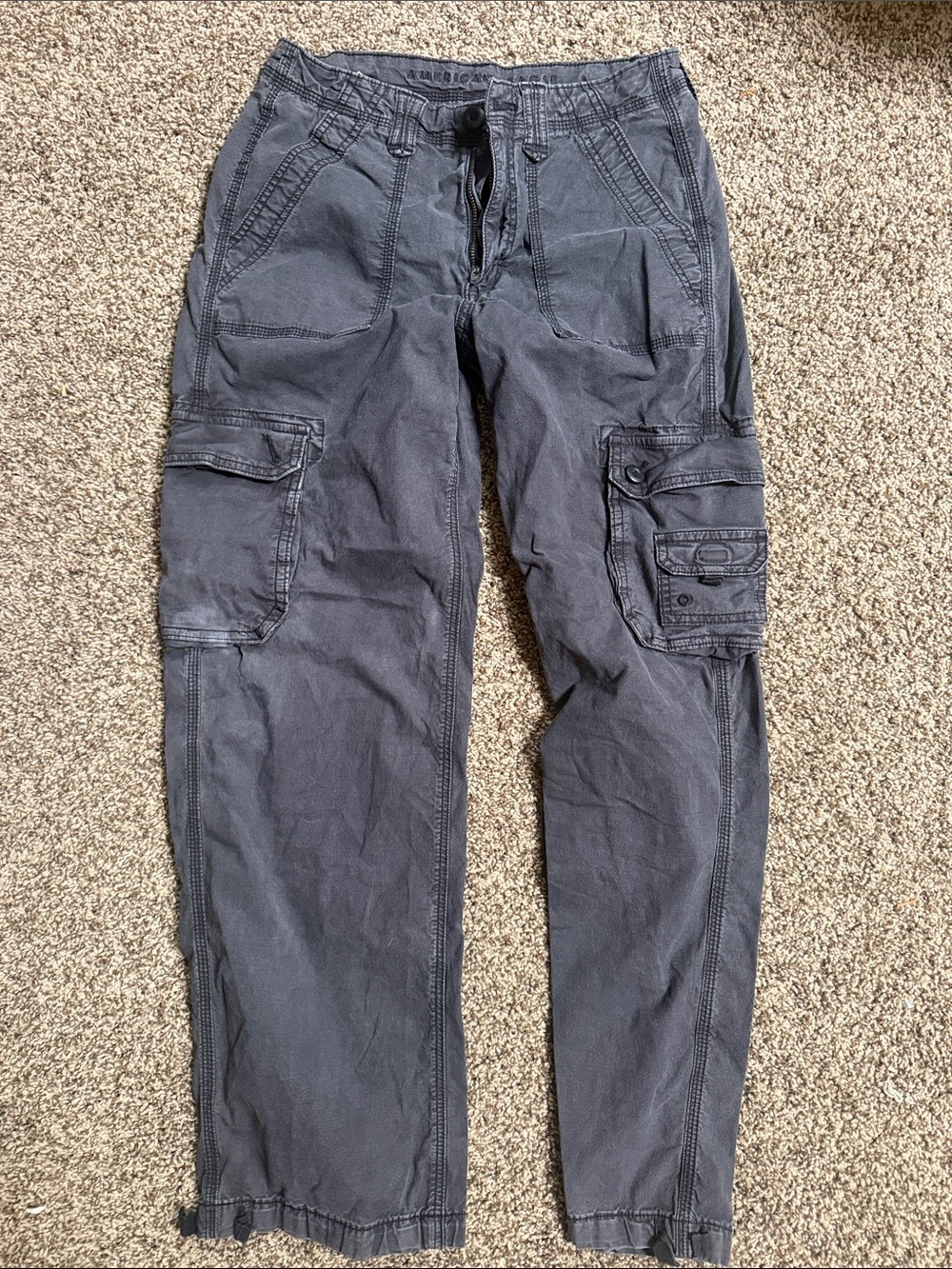 American Eagle Outfitters woman’s Cargo Pants - Charcoal